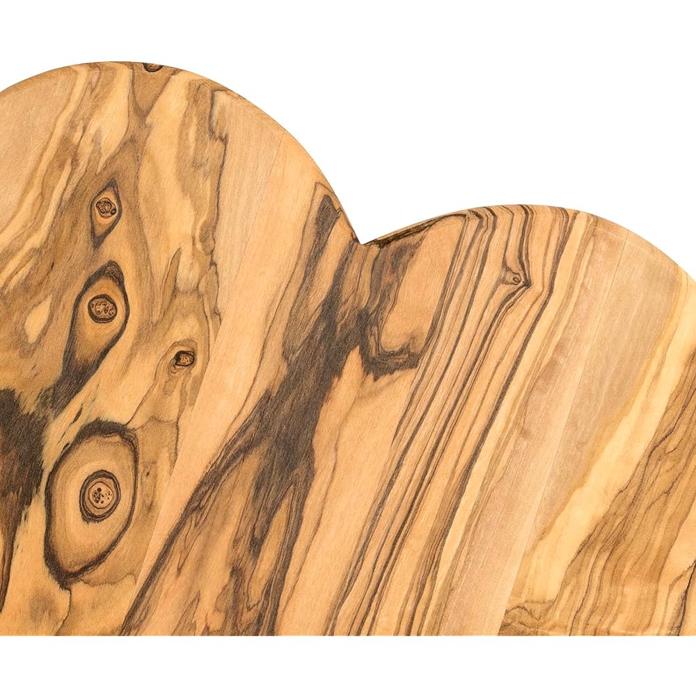 BERARD Olive Cutting Board Heart Medium