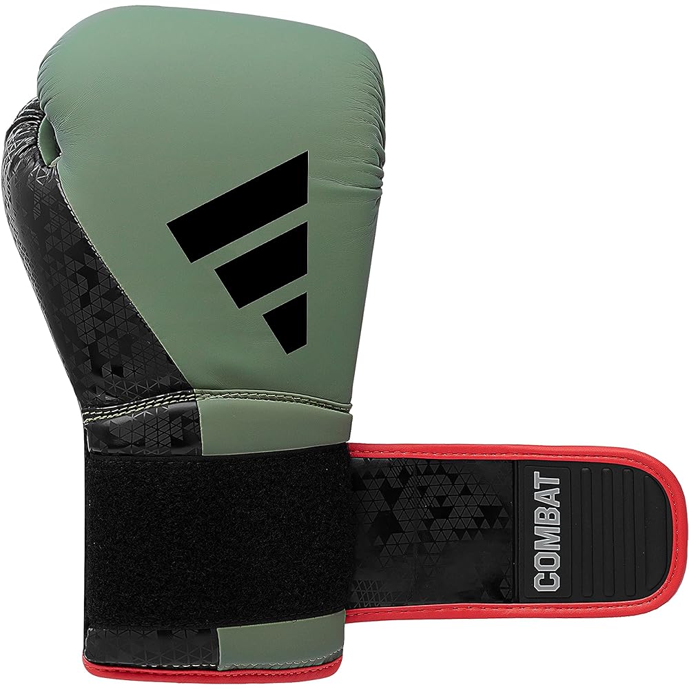 adidas Boxing Gloves FLX3.0 Combat 50 ADIC50TG //Adidas Boxing Gloves Sparring Gloves Kickboxing (12oz, Orbit Green)