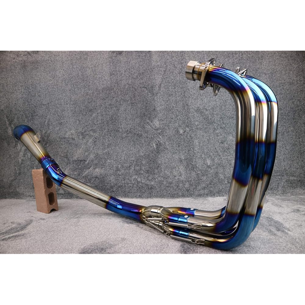 Stainless Steel Conical GP Muffler W-Yaki Zephyr 1100 / 1100RS Heat COLOR Stainless Steel ZRT10A 60.5π 4-2-1 Kawasaki Kawasaki