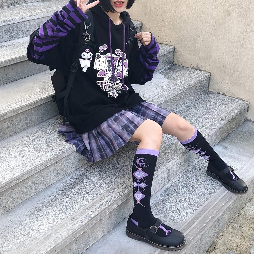 [TOWYYO] Trick Or Treat Halloween Hoodie Sickly Cute Clothes Harajuku Style Street Style Women's Anime Korean Large Size Spring Autumn Winter