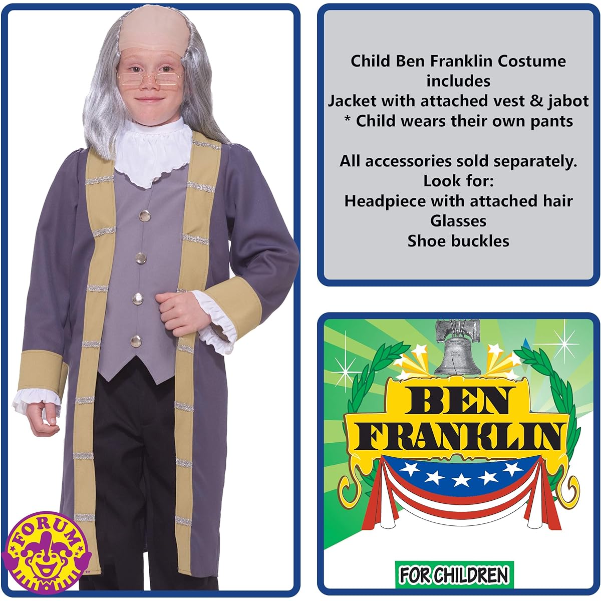 Ben Franklin's Child Costume
