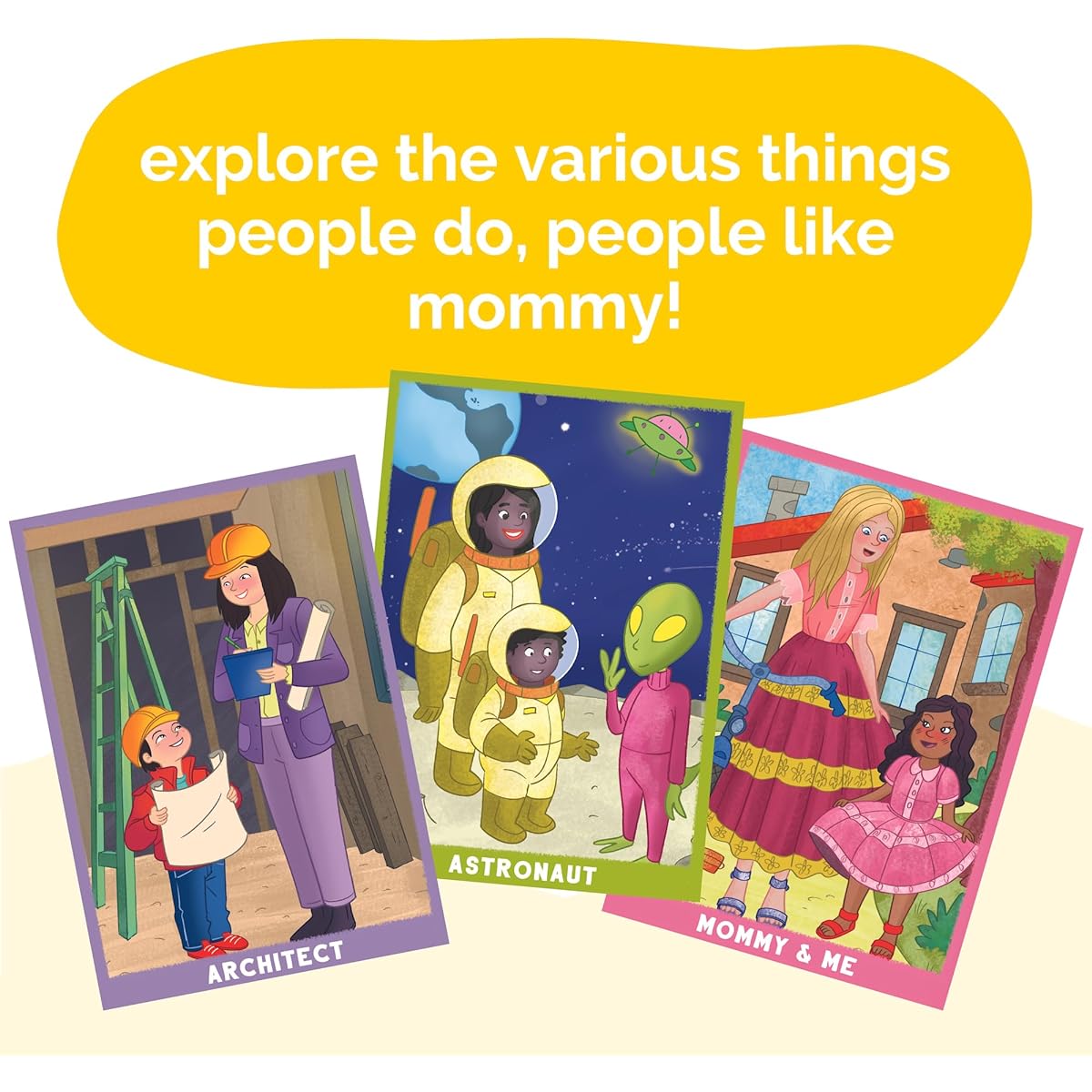 Upbounders Mommy's Shadow Inspiring Professions Flashcards