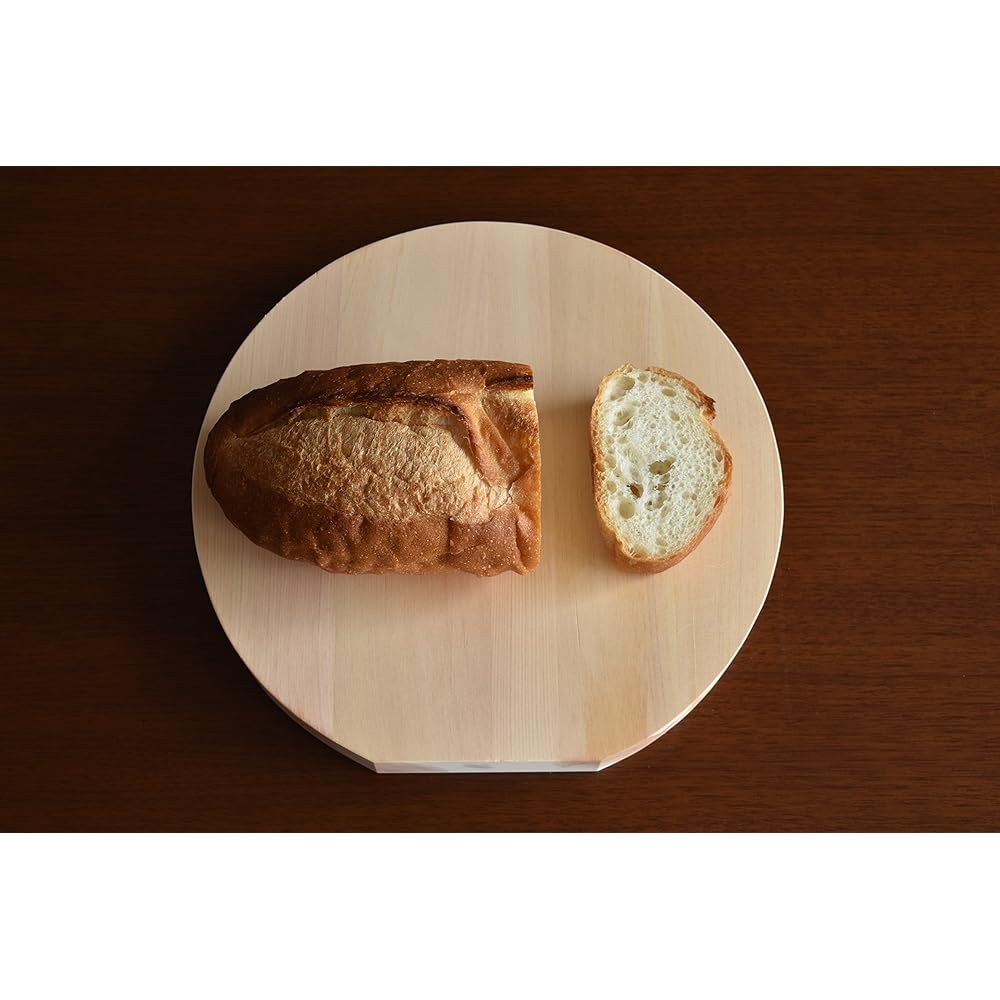 Made in Japan Kiso Hinoki round cutting board Φ35cm