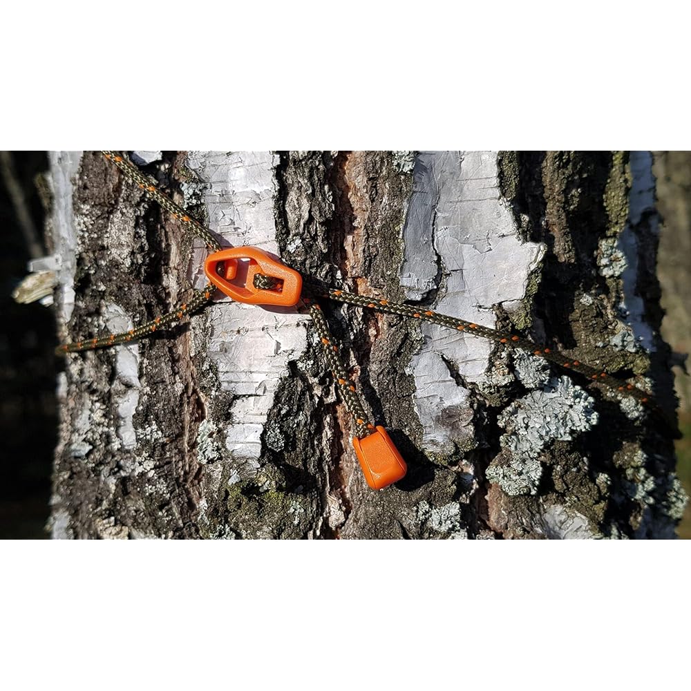 [BUSHMEN travel gear] [BUSHMEN travel gear] ULTRALIGHT - Tensioning cords/orange Tension cord flexible fitting Japanese genuine product