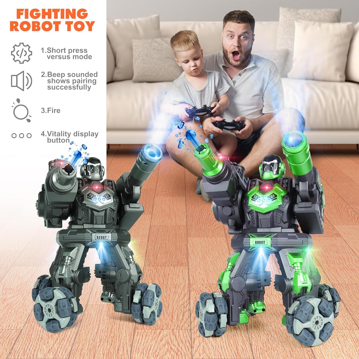 VANLINNY Robot Toy Black