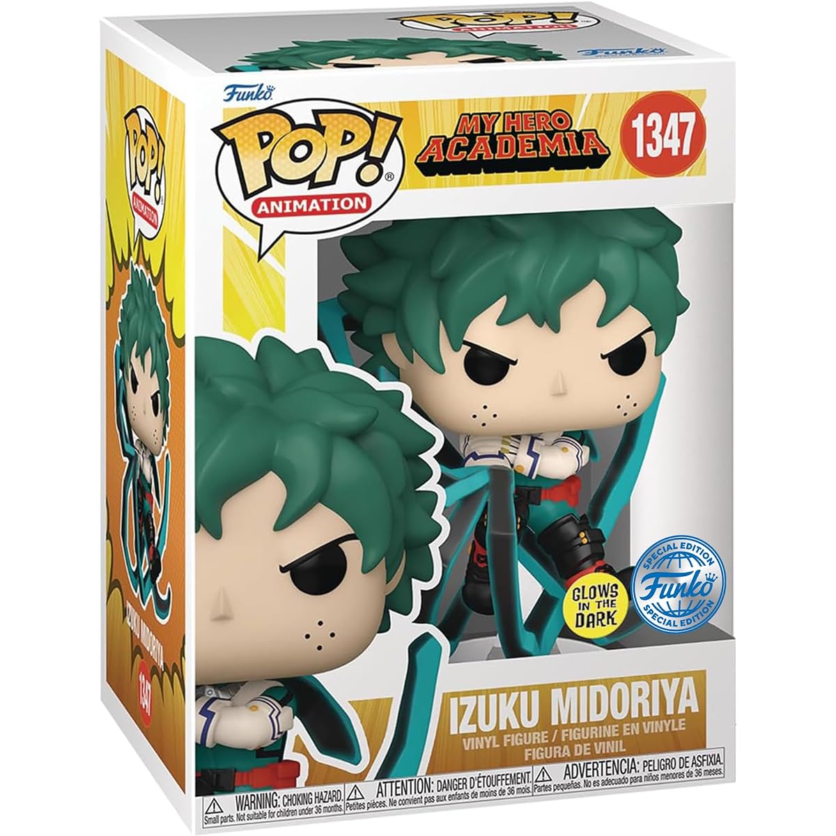 POP! Anime My Hero Academia Deku Blackwhip Glow in the Dark PX Vinyl Figure