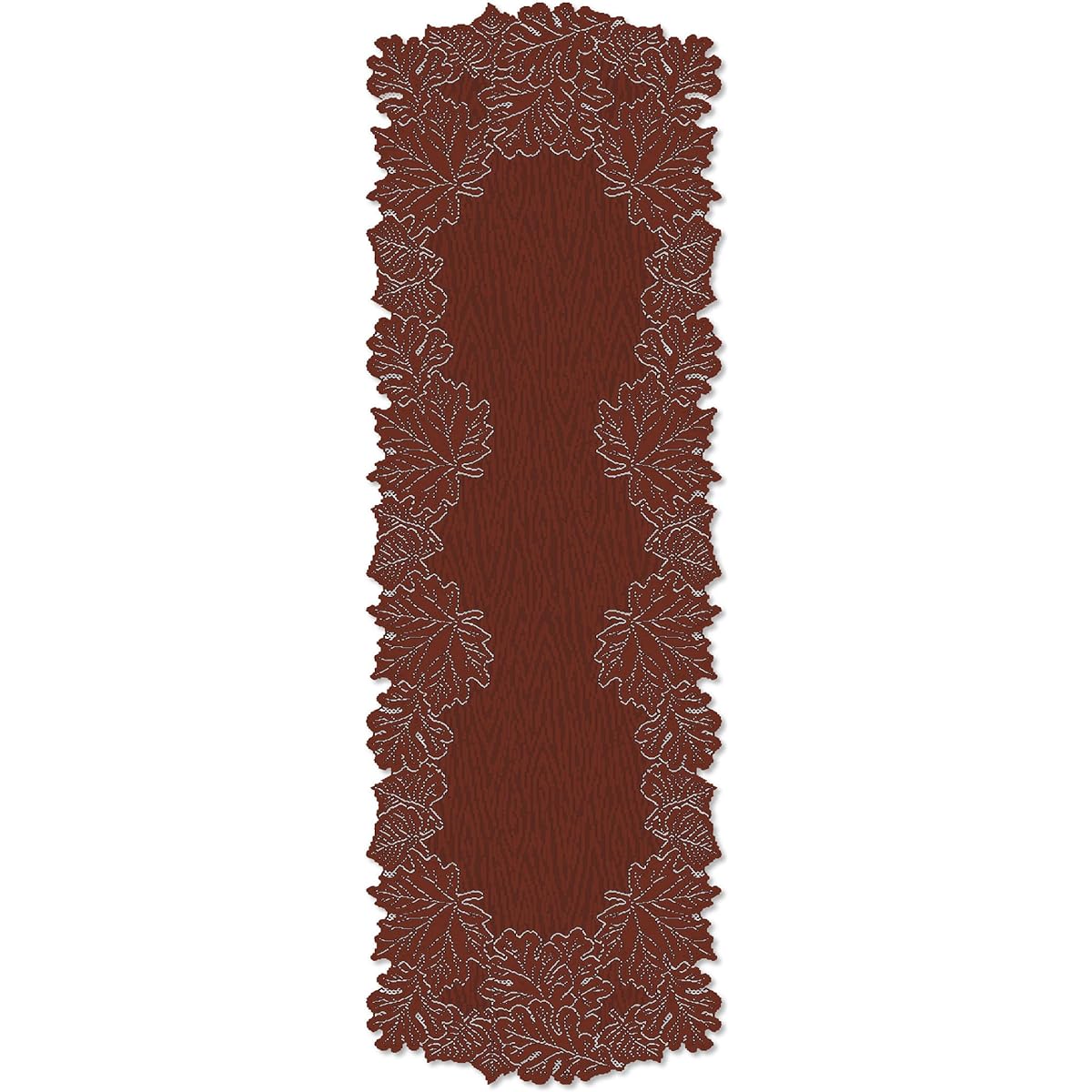 Leaf 20 x 60 Mantle Scarf 20 inch by 60 inch Red AM-2060DP