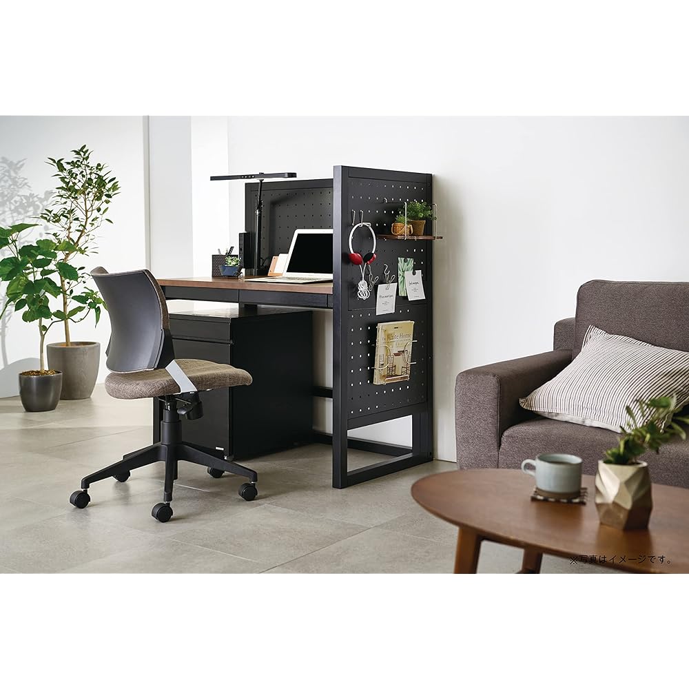 KOIZUMI Spinear Chair Swivel Chair Study Chair Study Chair Study Chair Size: W613 x D569 x H785~875mm Seat Height: 420~510mm Ash Brown KWC-288AB