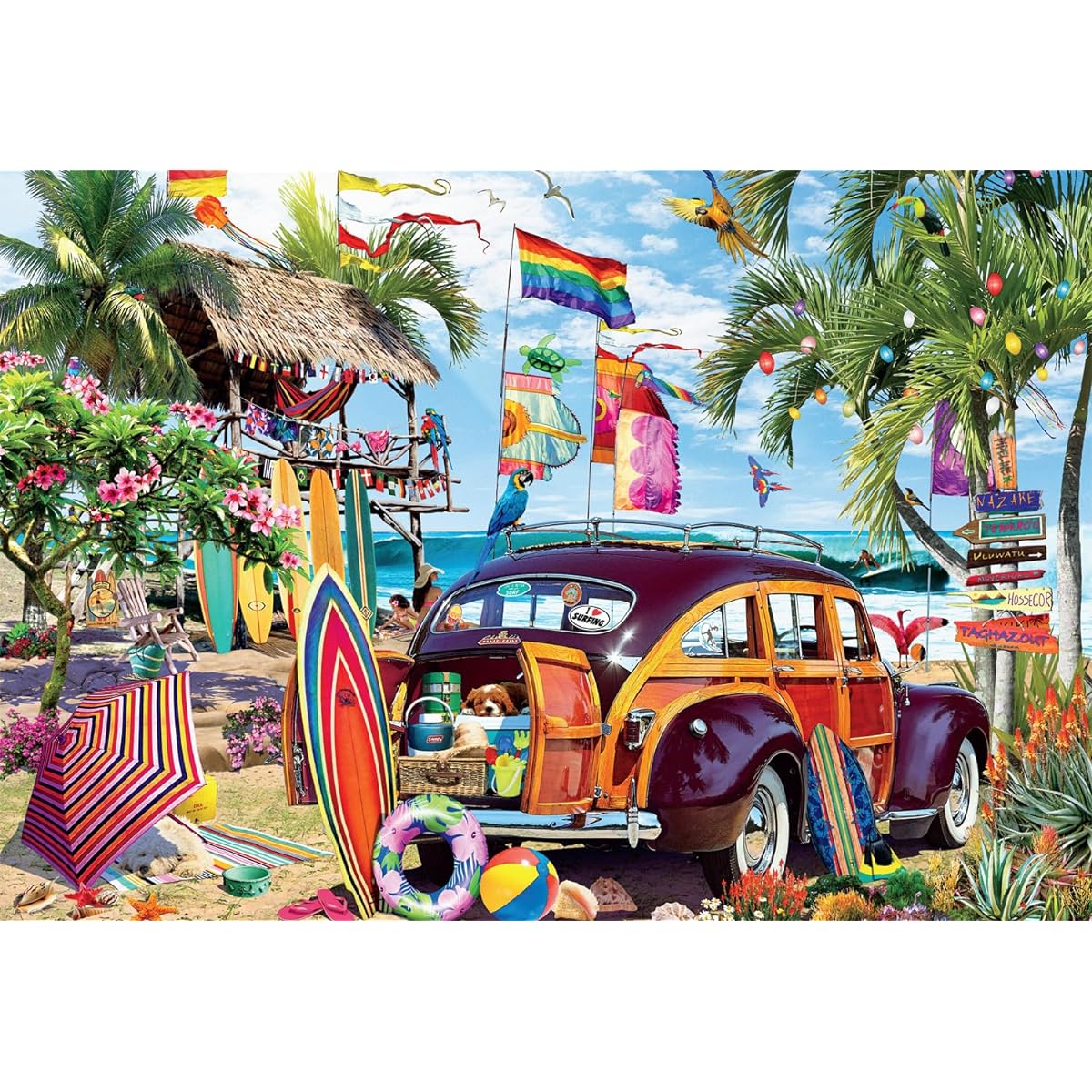Buffalo Games - Afternoon Paradise - 2000 Piece Jigsaw Puzzle