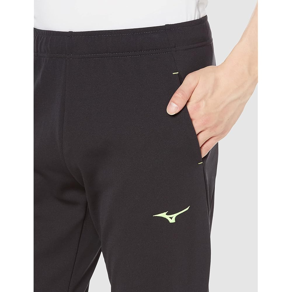 [Mizuno] Training Wear Warm-up Pants Sweat Absorbent Quick Drying 32MDA325 Women's Castiacoal/Lime S