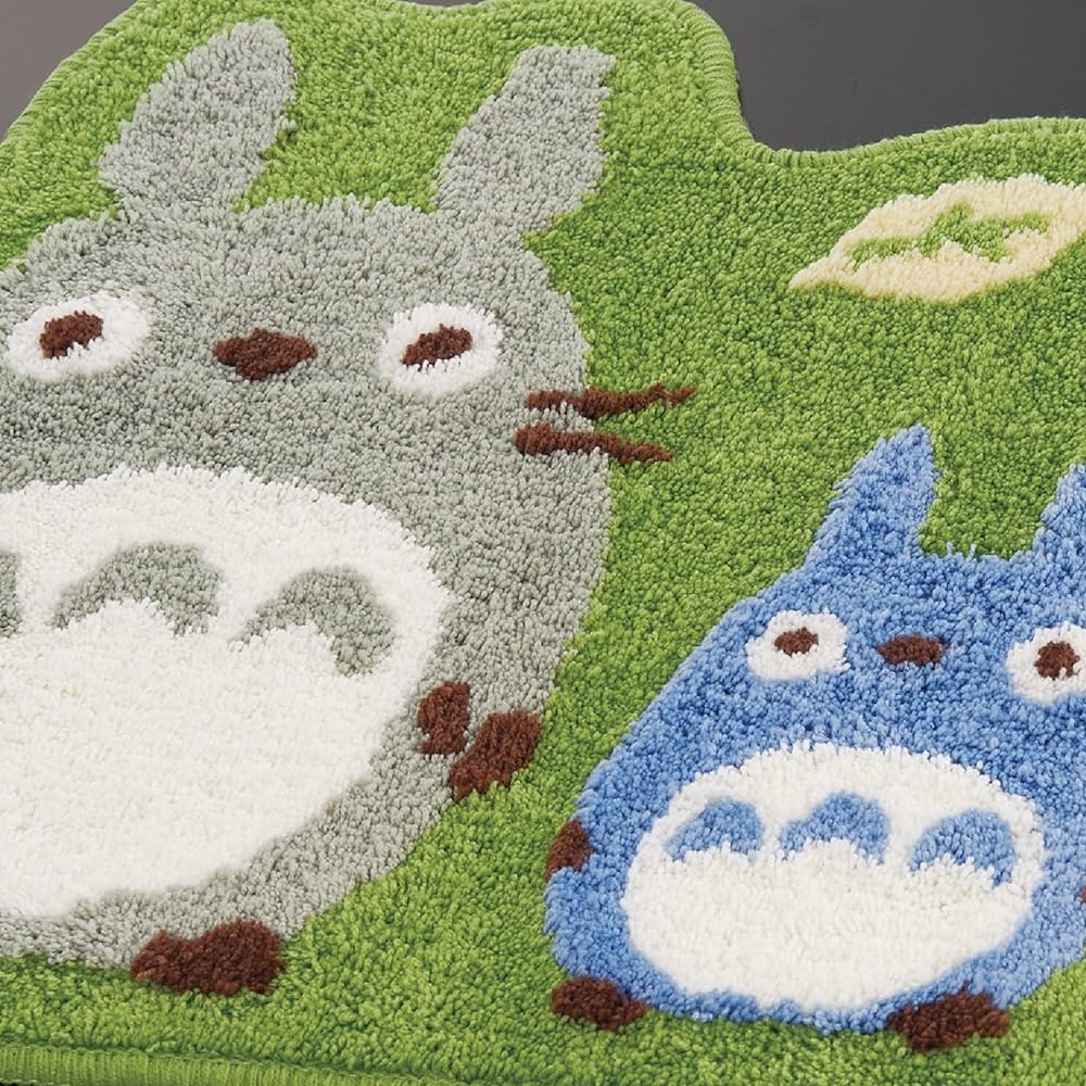 Senko My Neighbor Totoro Totoro and Cold Play Accent Mat Approx. 47 x 90 cm Green 78763