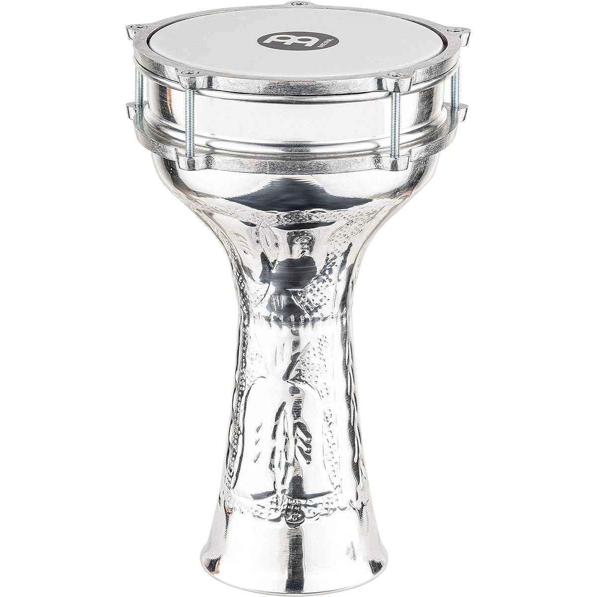 MEINL Percussion Aluminum Darbuka 7 1/4"x13 1/3" Hand Hammered HE-113 [Domestic regular product]