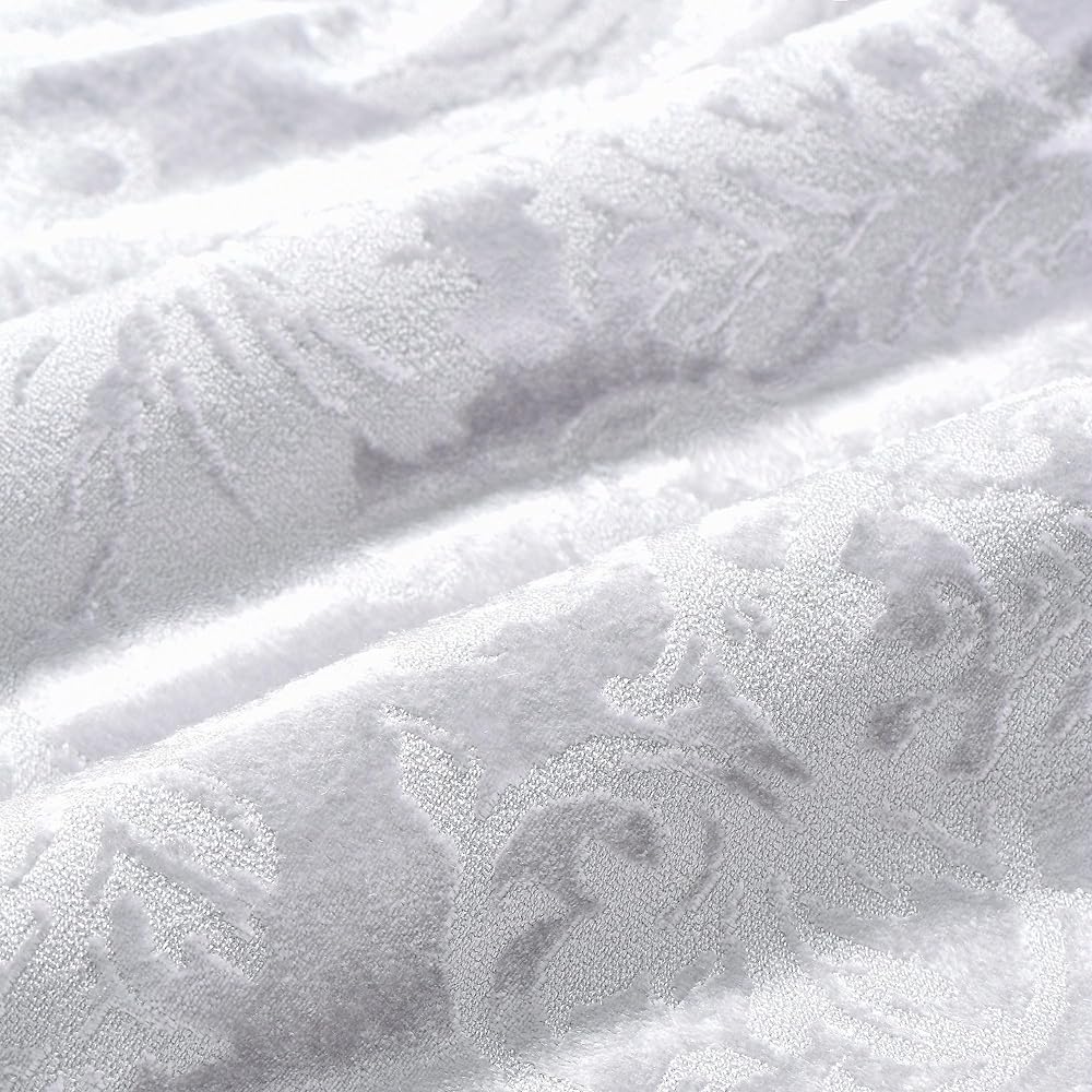 Francfranc [Online Shop Only] Jacquard Damask Kotatsu Futon Rectangle 240 x 190cm Light Gray