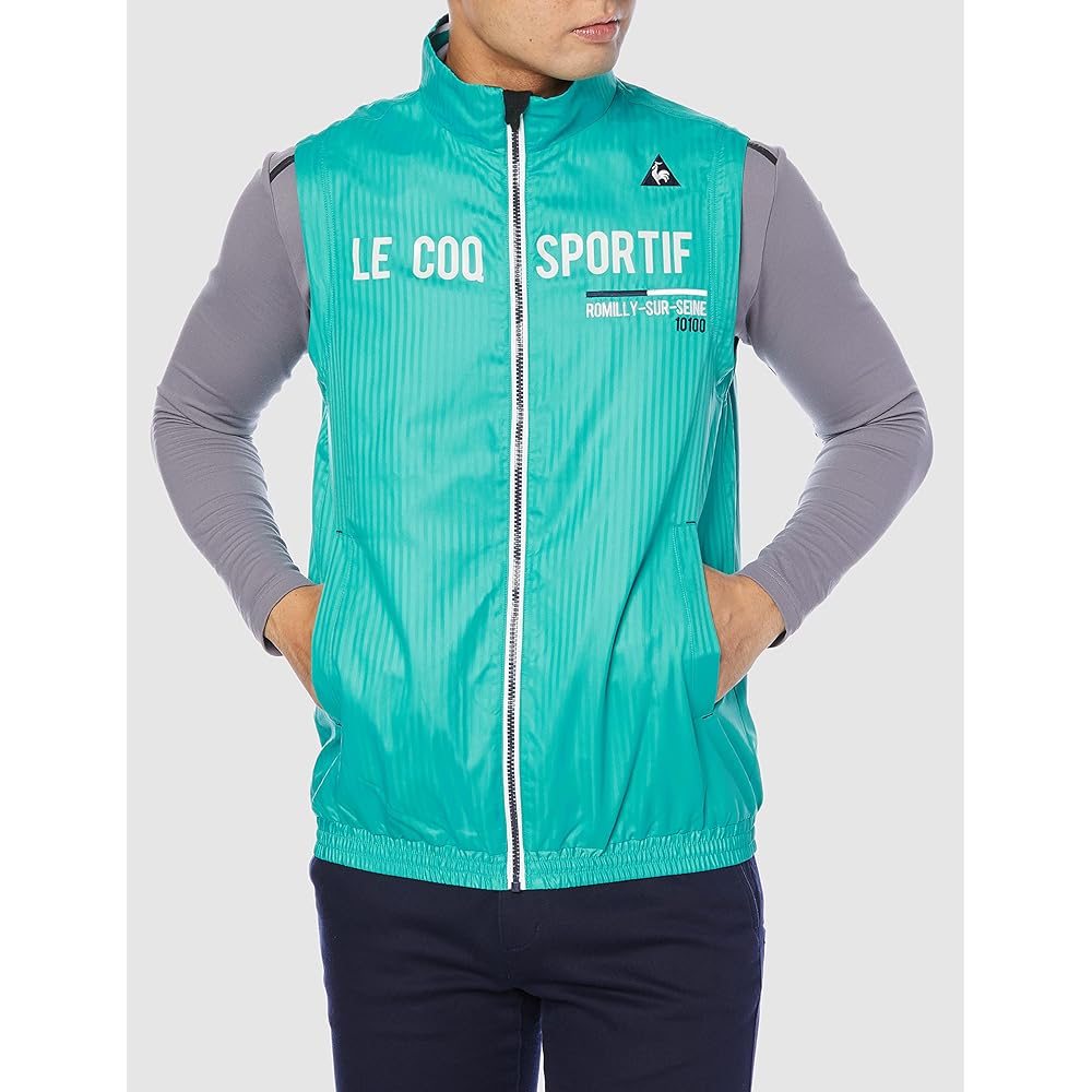 [Le Coq Sportif] 21 Fall/Winter Model Golf Blouson Full Zip Solar Heater Water Repellent Windproof UV (UPF15) Sleeves Detachable QGMSJK03 Men's