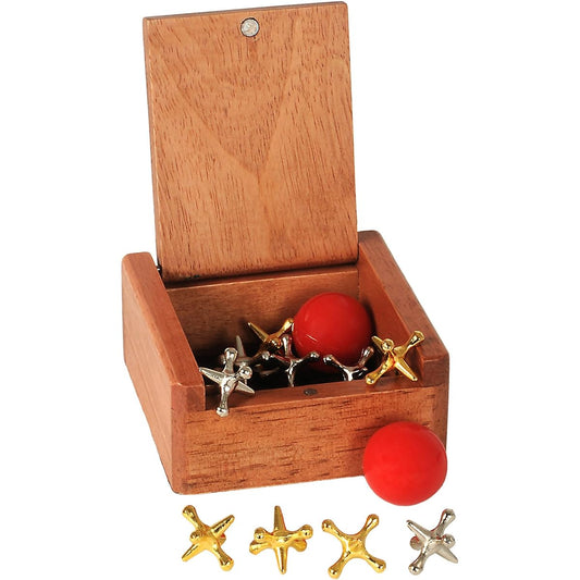 WE Games Metal Jack in Wooden Box