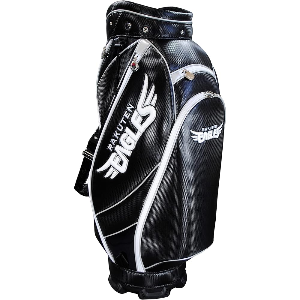 LEZAX Tohoku Rakuten Golden Eagles 9.5 Type Caddy Bag Black RECB-2461