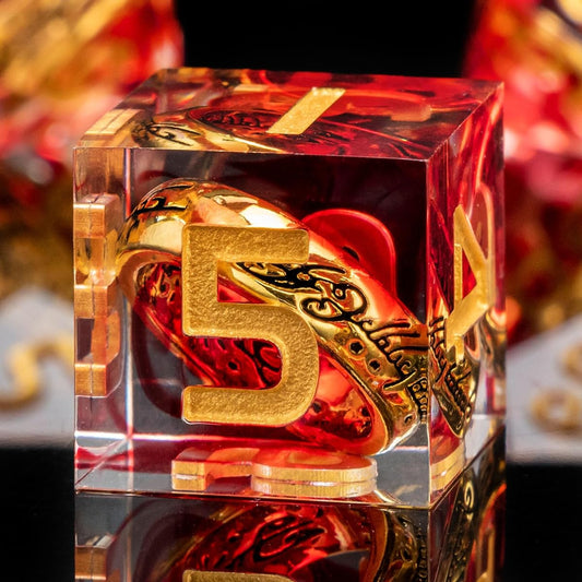 OUKELANWO Resin DND Dice Set D&D