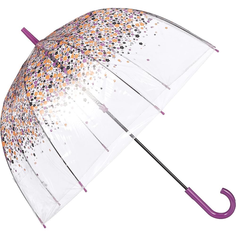 [Fulton] MOONBAT Bierdcage Birdcage Umbrella, Long Umbrella, Transparent Umbrella, Women's Gift, Present