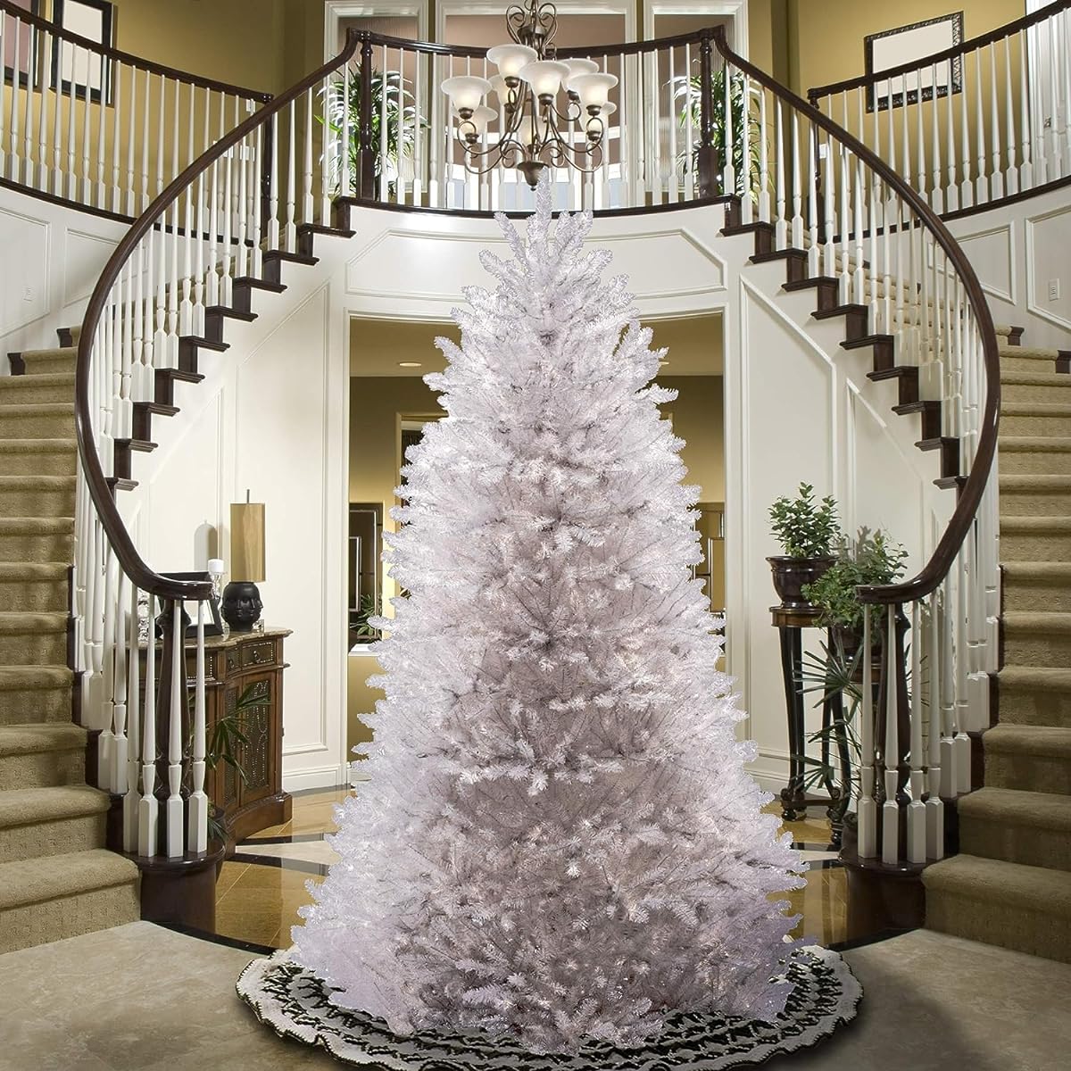 National Tree Company Artificial Christmas Tree | Stand Included | Dunhill White Fir - 6.5'