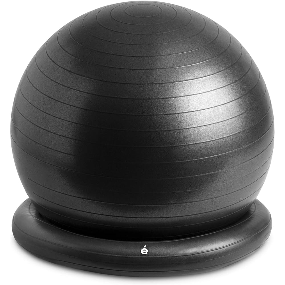 Sakurai Boeki SAKURAI Erugam Balance Ball Good for Waist 65cm Stability Ring with Pump #54146