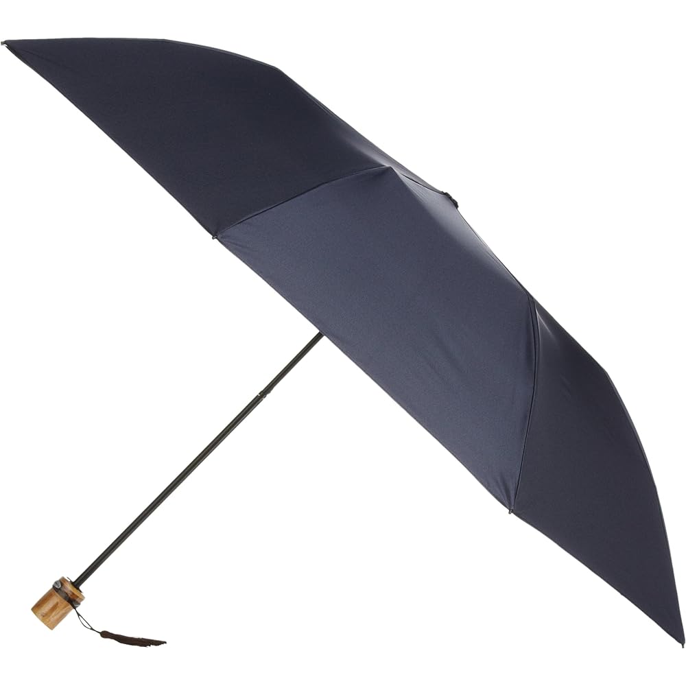 [Moonbat] Suprekorin Unisex Large size simple 1st grade blackout parasol for both sun and rain Large multi-fold folding umbrella Plain color Comes with tassels