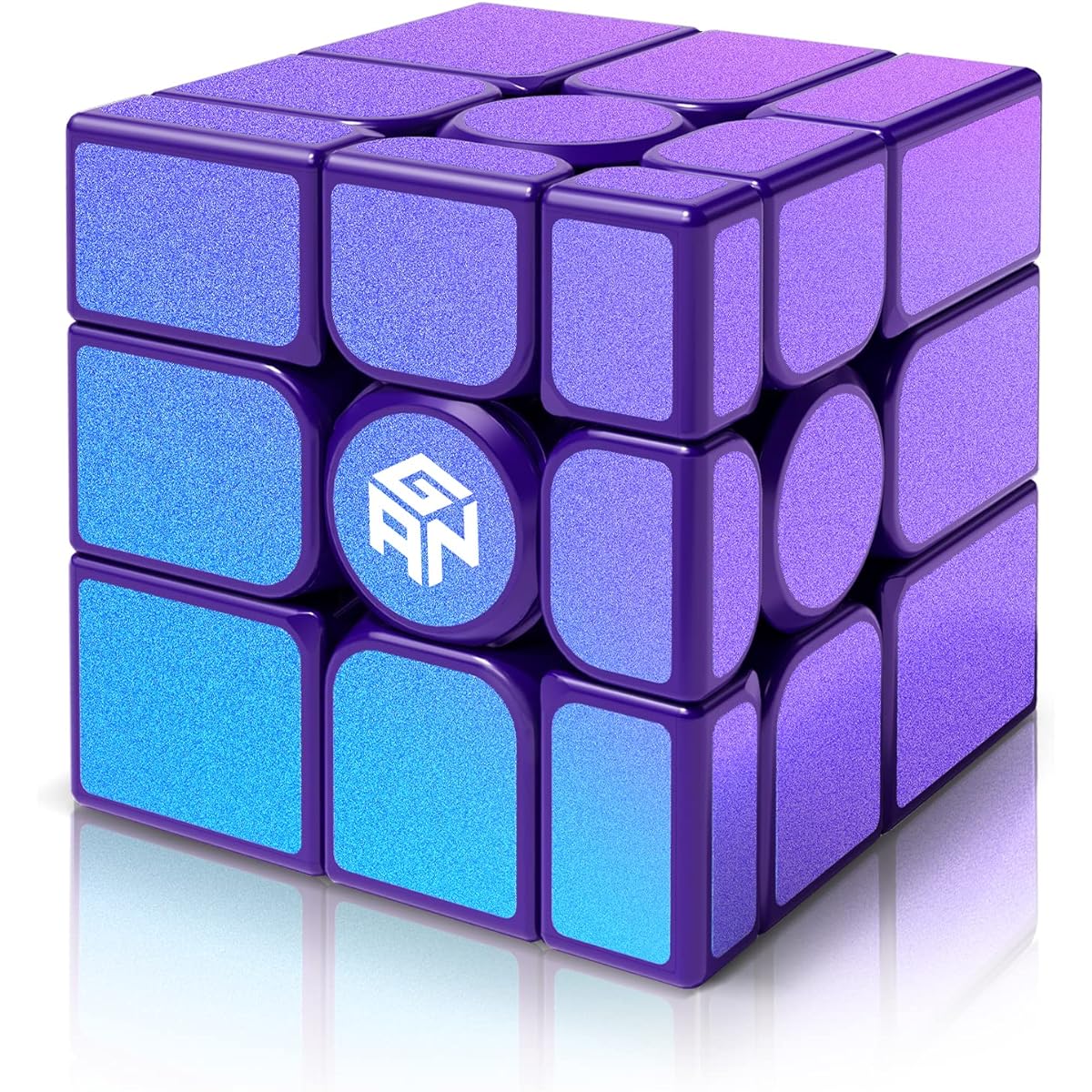 GAN MirrorM 3x3x3, Magnetic Mirror Speed Cube Puzzle Game Toys for Kids Adult Cuber, Solve by Shape