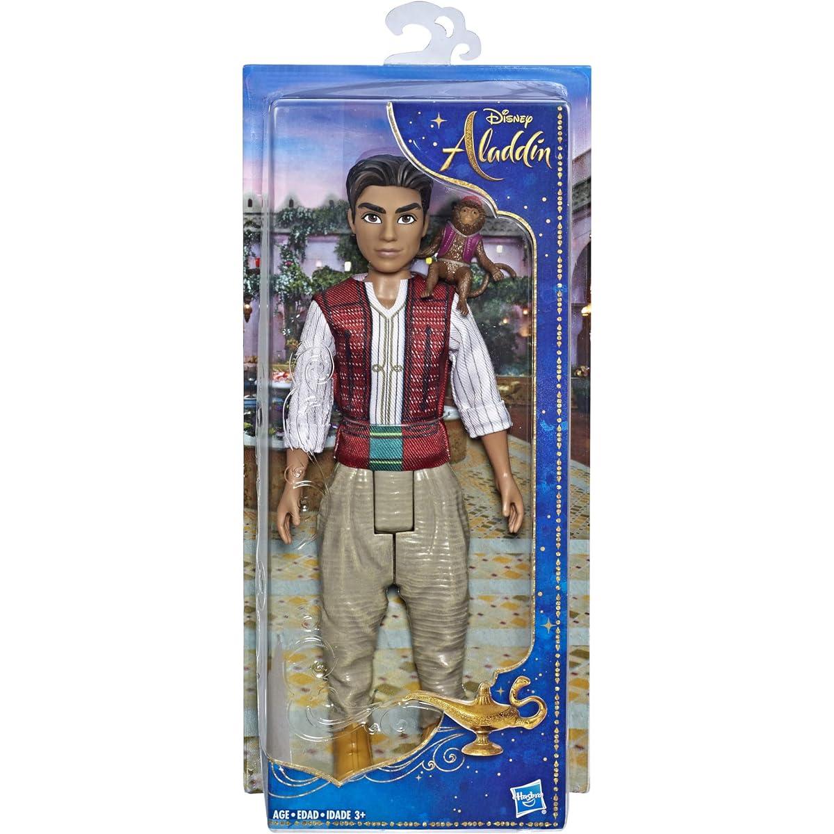 Disney Princess Aladdin Fashion Doll with Abu Disney's Aladdin Live Action Movie Inspired Toy for Ages 3 and Up