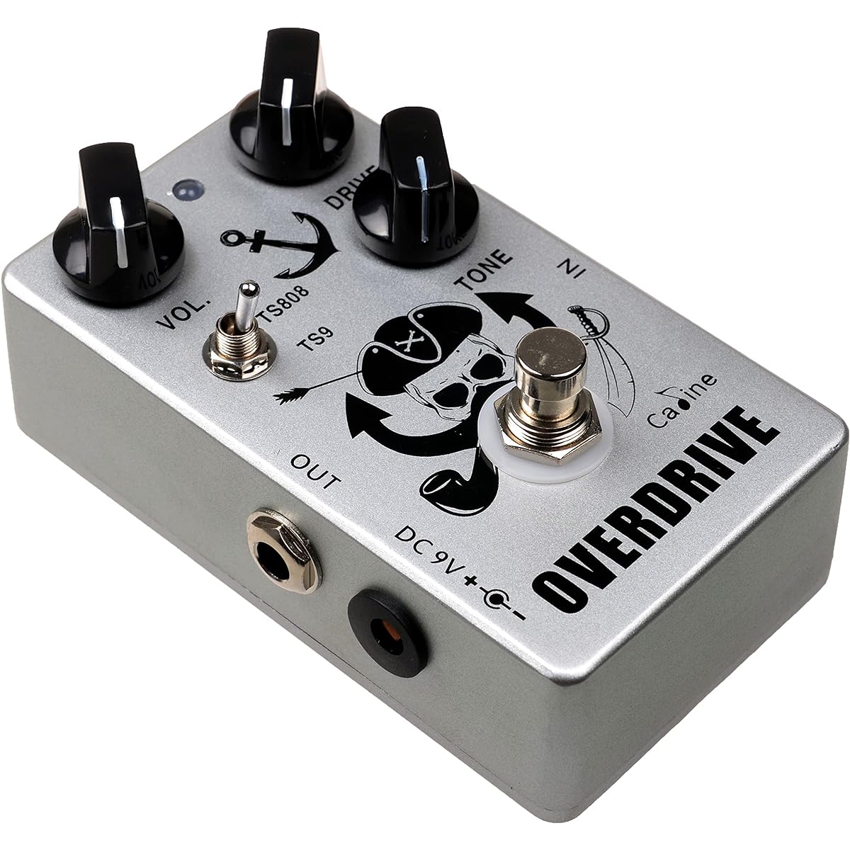 Caline Overdrive Guitar Effect Pedal TS808 or TS9 Switch Vintage Design All Metal True Bypass CP-76