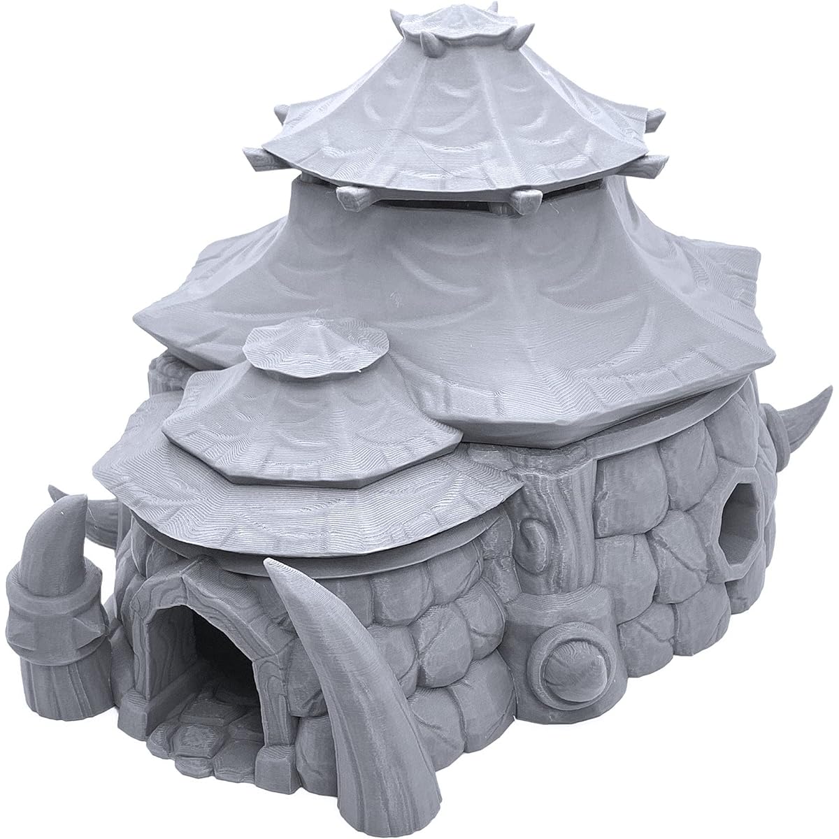 Orc Town Hall by Makers Anvil, 3D Printed Tabletop RPG Scenery and Wargame Terrain for 28mm Miniatures.