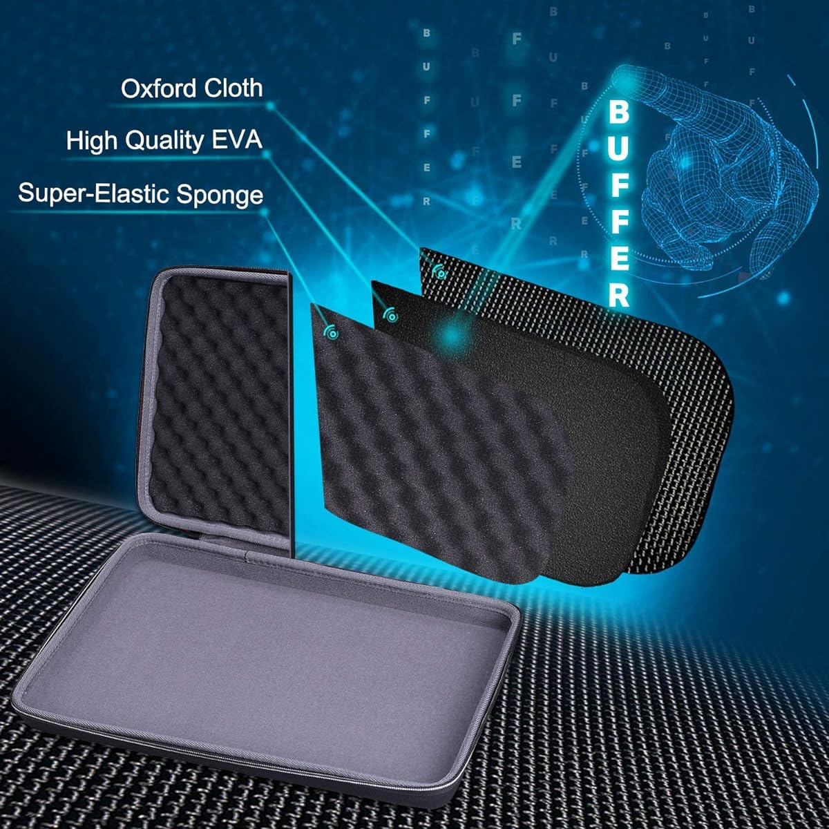XANAD Hard Case for Pioneer DJ DDJ-200 Smart or DDJ-200 / DDJ-WeGO4-K/DDJ-WEGO3 DJ Controller - Travel Protective Bag
