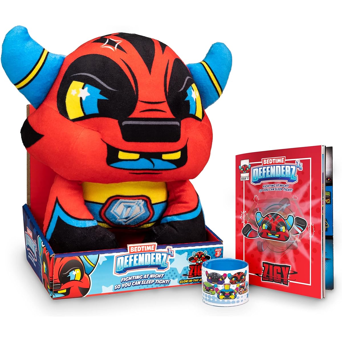 Bedtime Defenderz - Plush Toys Protect Kids and Make Parents' Bedtime Routine Easier - Zigy (Scentco)