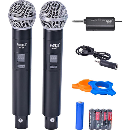 BAOLESH UHF Wireless System 2 Handheld