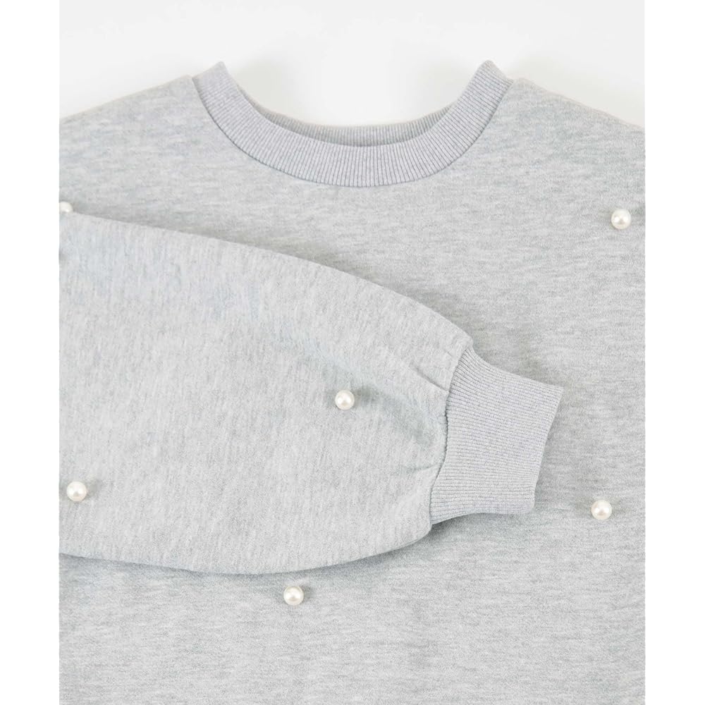 [Titty Bait] Women's Pullover with Fleece Pearls ACJR2562