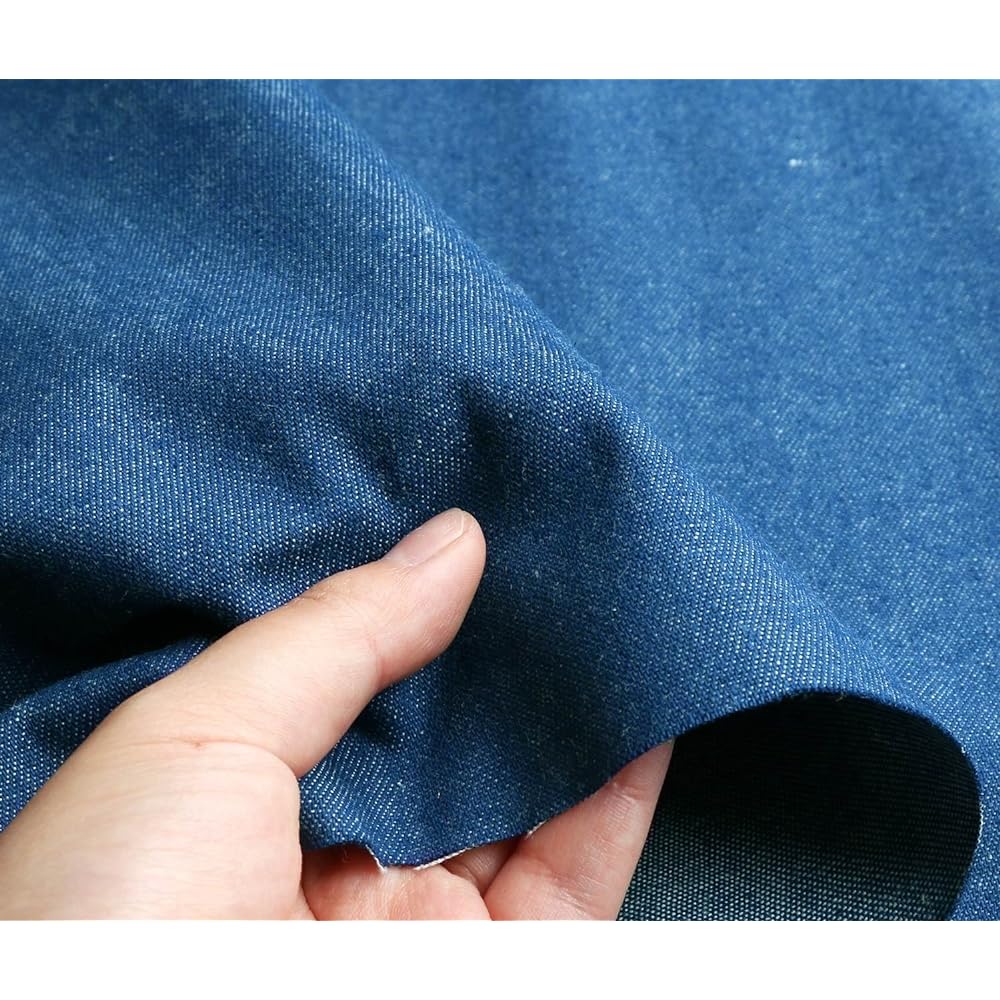 Nippon Chuko Denim Fabric 8oz 108cm Width x 6m Cut A Blue ICH5080-A Fabric Denim Fabric 8oz Denim