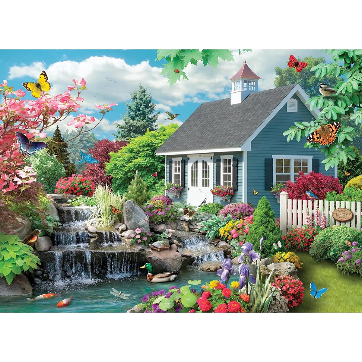 Bits and Pieces - 1500 Piece Jigsaw Puzzle for Adults 59 cm x 84 cm - Dreamscapes - 1500 Piece Outdoor Nature Scene Jigsaw by Artist Alain Gianna