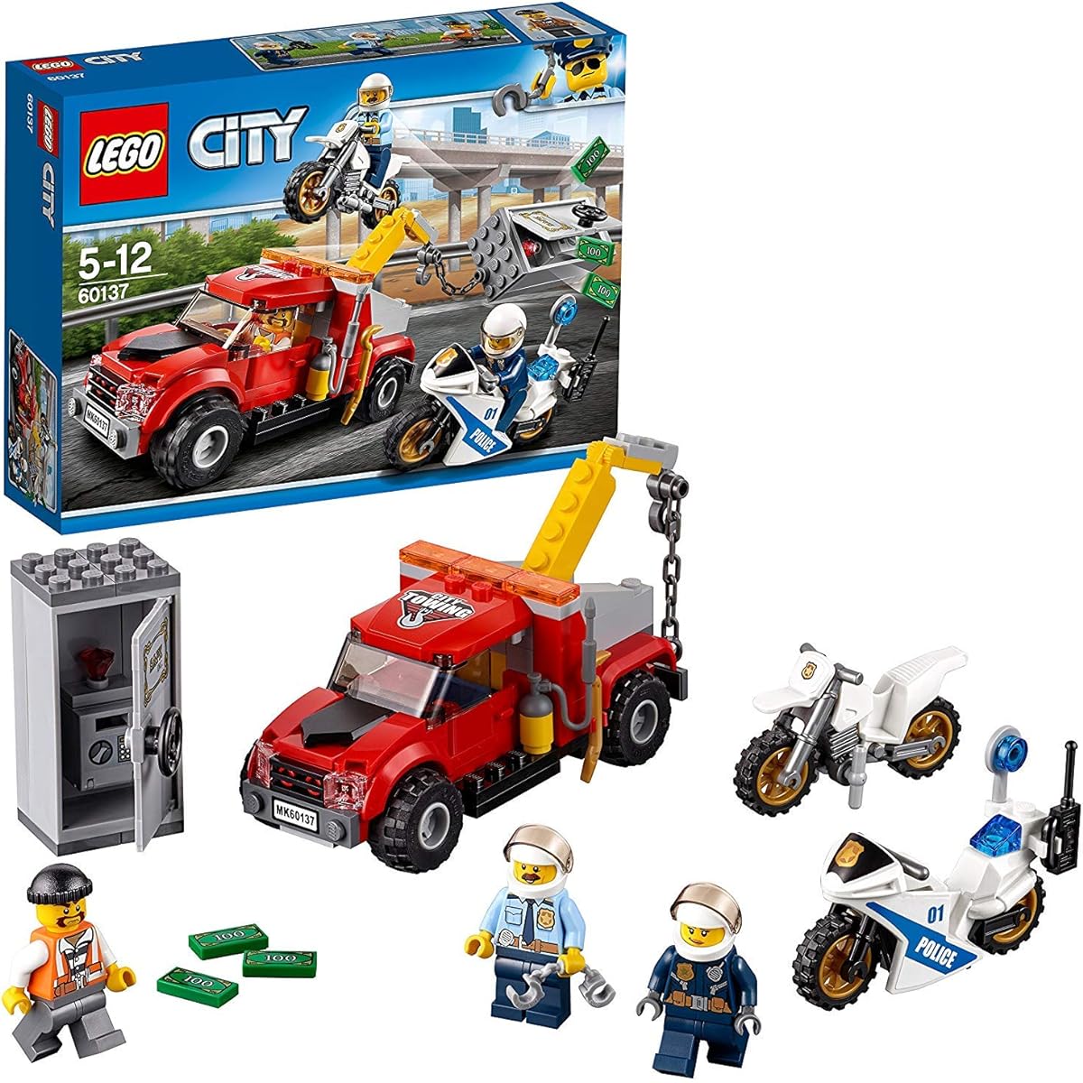 LEGO City Safe Thief Tow Truck 60137 Block Toy
