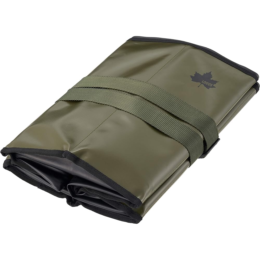 LOGOS Waterproof Foldable Earth Cooler 81670811 Khaki (Approx.) Width 35 x Depth 35 x Height 39 cm