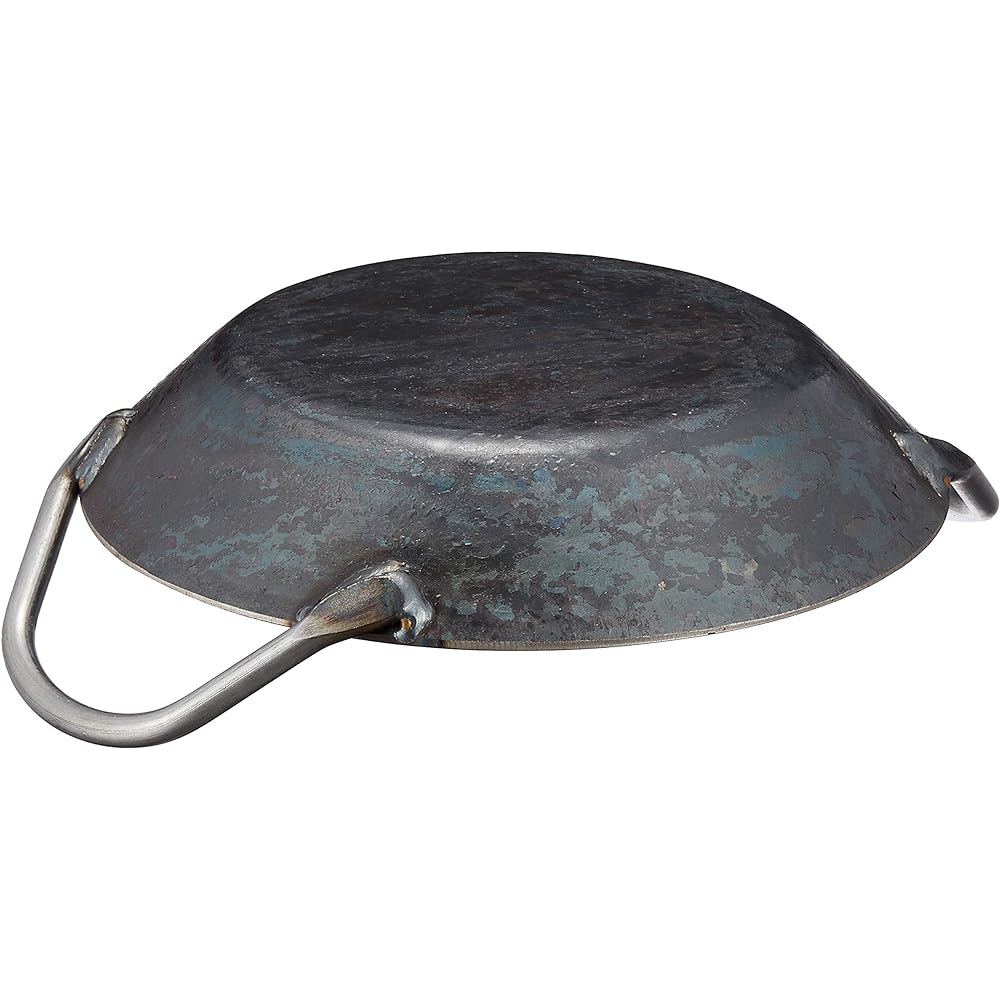 turk "Classic Grill Pan 20cm" Iron frying pan, both hands, hammered out, IH compatible, deep, Japanese original Turk Classic Grillpan 20cm