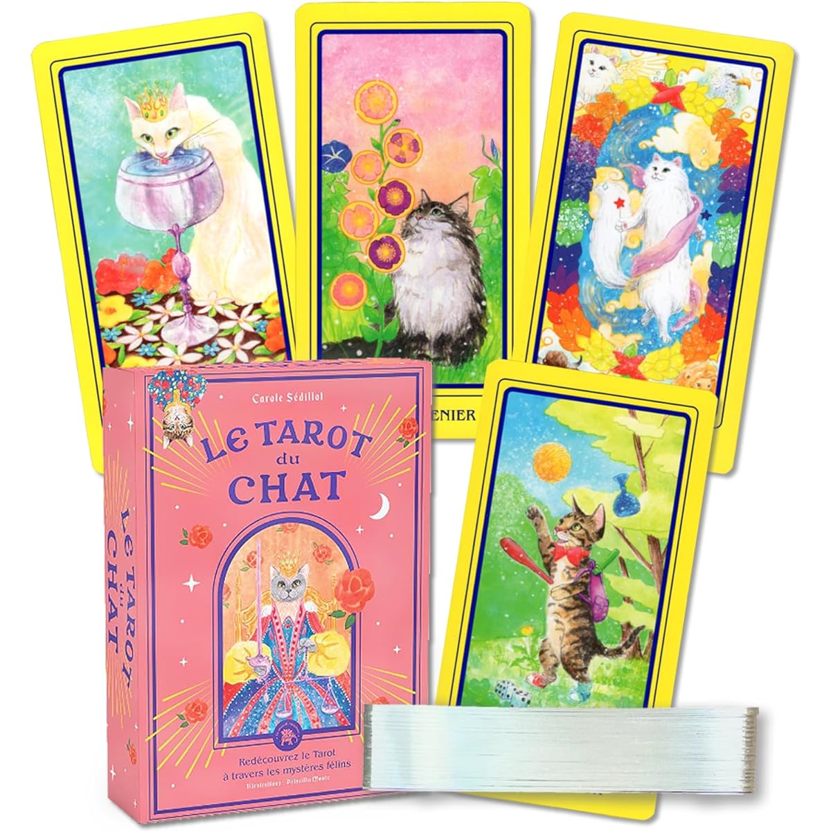 [Genuine] Cat Tarot [Japanese booklet with meanings of tarot cards included] Tarot fortune telling