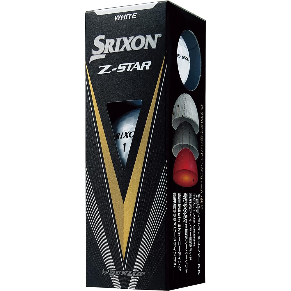 DUNLOP Golf Ball SRIXON Z-STAR/Z-SATR XV/Z-STAR Diamond 2023 Model 1 Dozen