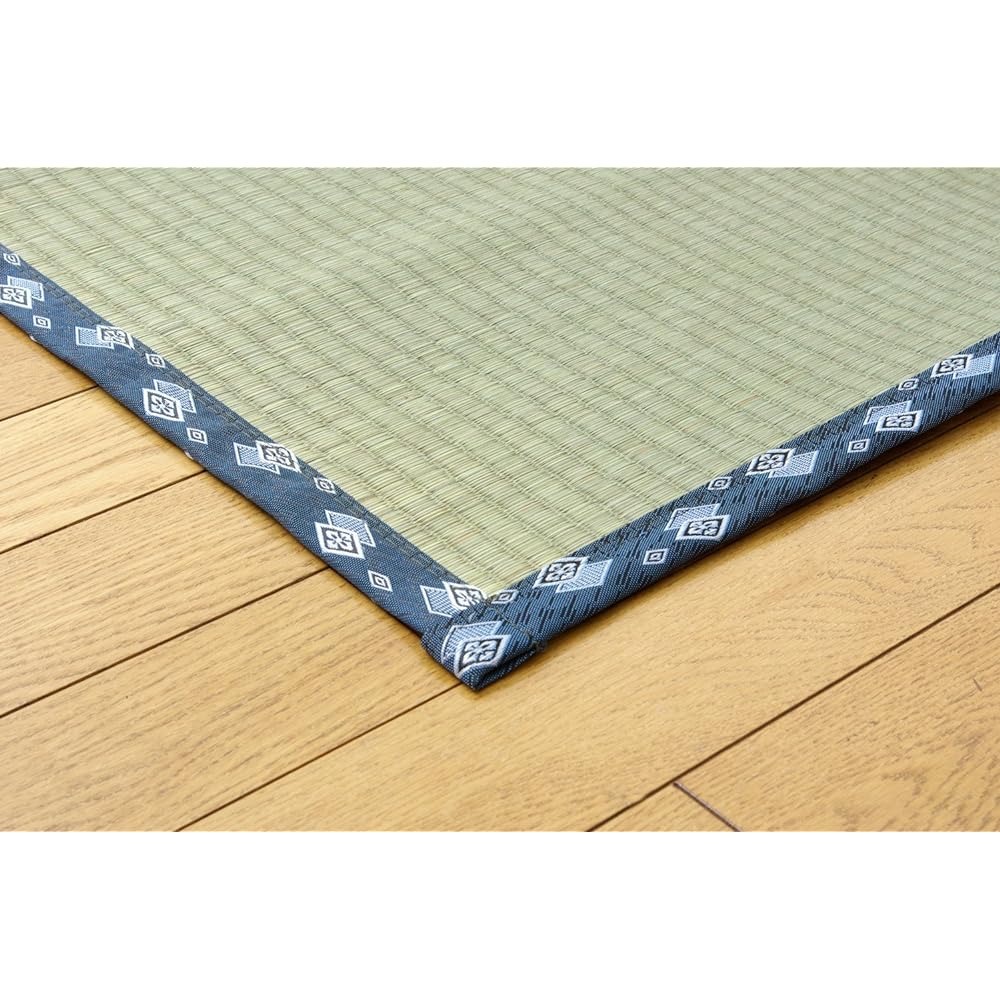 Ikehiko Igusa Overlay Carpet Domestic Itohiki Weave Iwaki Edoma 2 Tatami Mats Approx. 176 x 176 cm #1106132 Beige