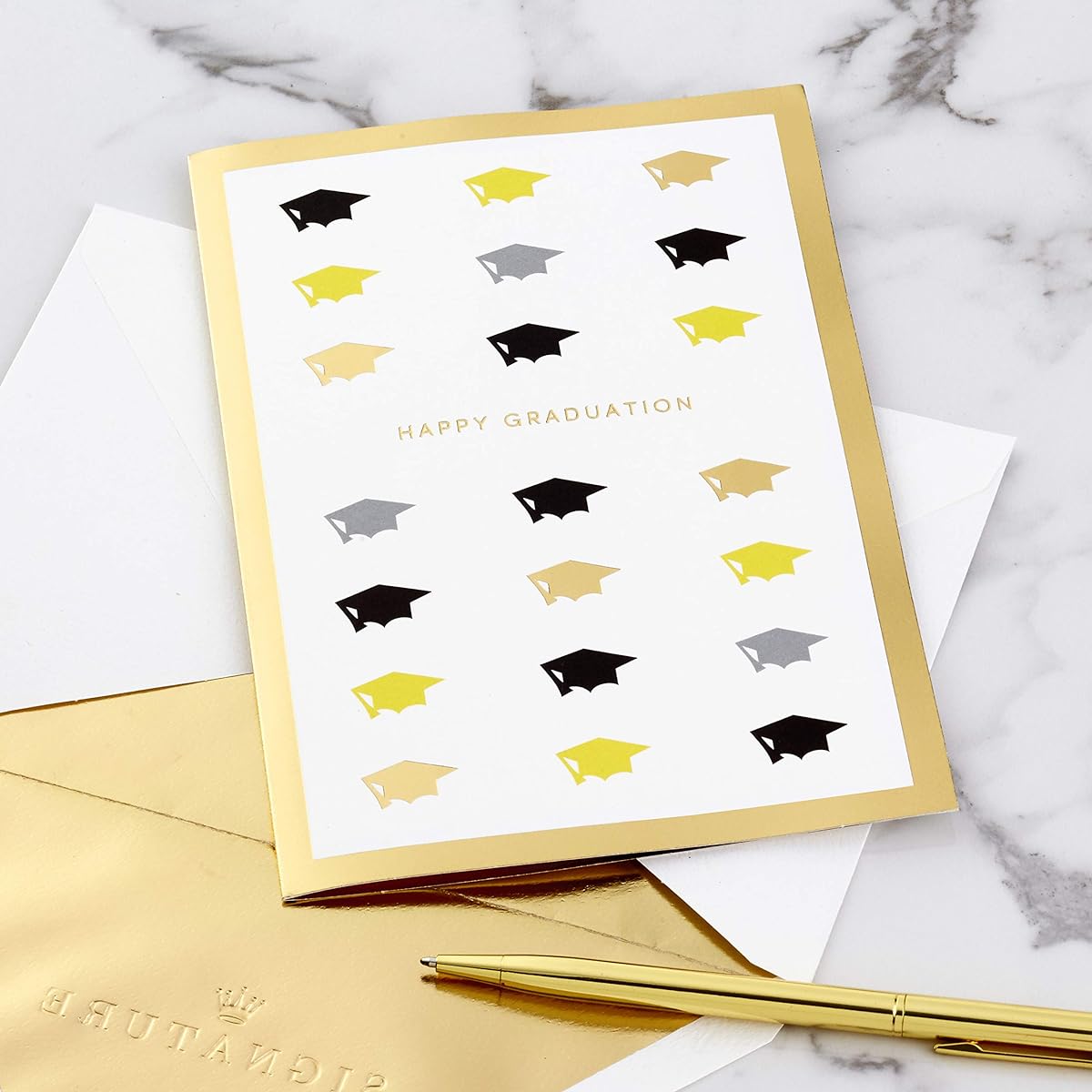 Hallmark Signature Paper Wonder Pop-Up Graduation Card (Happy Graduation)