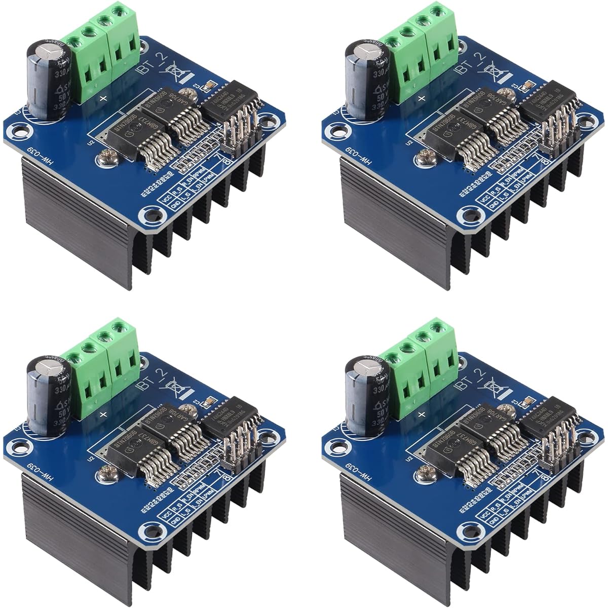 4pcs BTS7960 43A H Bridge Double High Power Motor Driver Module/DIY Smart Car Current Diagnosis