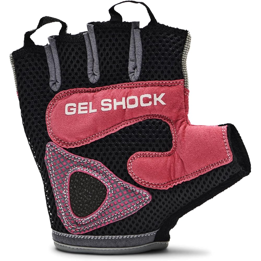 LEONE 1947 Gym Lifting Gloves Unisex [BODY BUILDING] Fingerless Gel Pad Velcro Closure Breathable AB712 [Genuine Product]