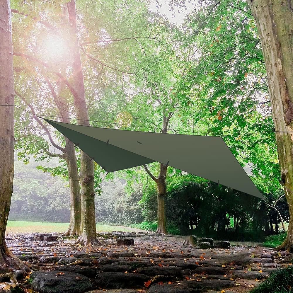 DD Hammocks Tarp 4X4 Square (Olive green) [Parallel Import]