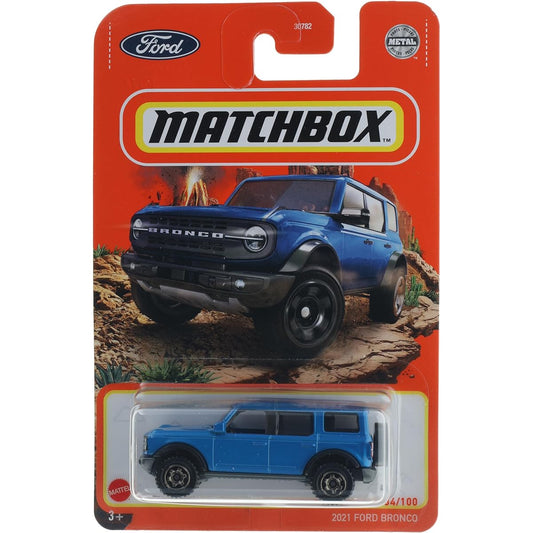 Matchbox 2022 - 2021 Ford Bronco [Blue] 34/100