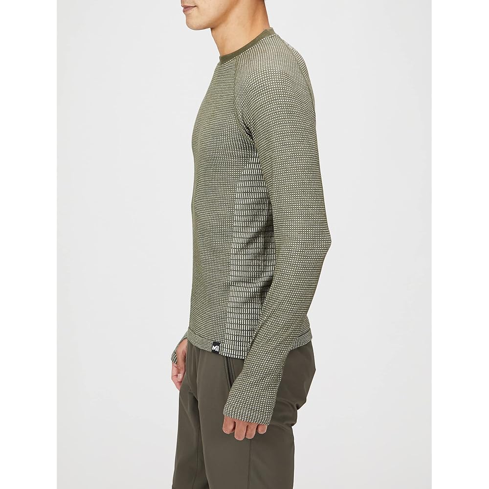 [Millet] Fleece Waffle Wool Crew WAFFLE WOOL CRW M Men's