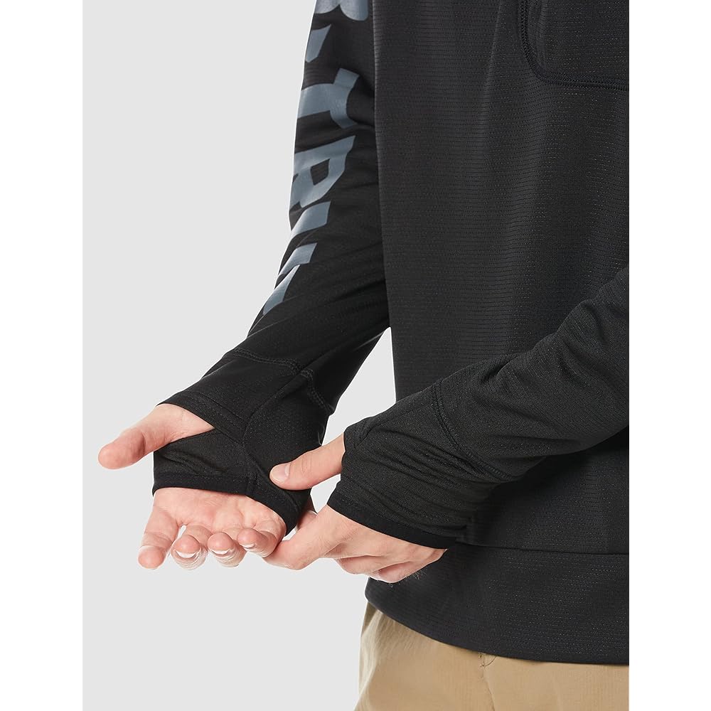 EVERGREEN B-TRUE Sunblock Hoodie LL Black