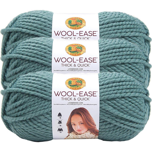 Lion Brand Wool Ys Thick Quick Yarn - (3 Pack) - Succulents