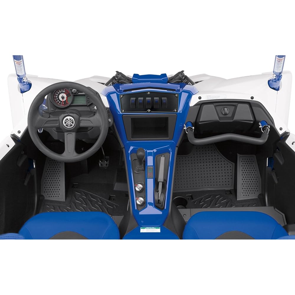 STV Motorsports Custom Aluminum Upper Dash Panel for 2016-2018 Yamaha YXZ1000R (Switches Not Included) 5 Black SDPYXZ